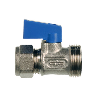 Compression Washing Machine Ball Valve 15mm x 3/4"