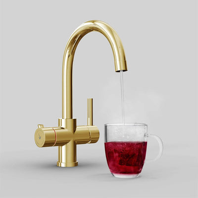 Culligan Milano 'Furnas' 3-in-1 Boiling Water Tap - Titanium Gold
