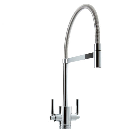 Reach 3-Way Kitchen Mixer Tap in Chrome.