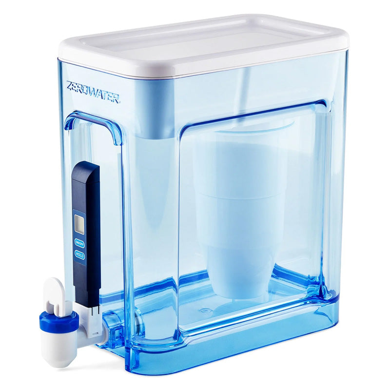 23 Cup Water Dispenser with Water Quality Meter - good Blue