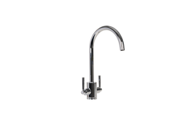 Contemporary 3-Way Kitchen Mixer Tap in Chrome.