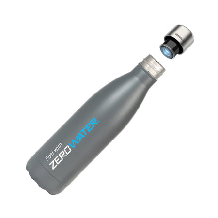 ZeroWater 500ml Stainless Steel Bottle - CrazyCap - Grey