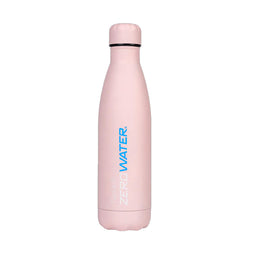 ZeroWater 500ml Stainless Steel Bottle - Standard Cap - Pink