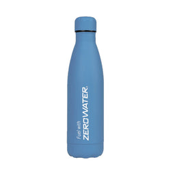 ZeroWater 500ml Stainless Steel Bottle - Standard Cap - Blue