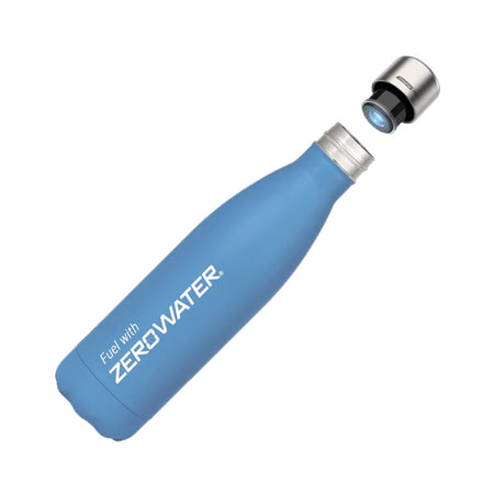 ZeroWater 500ml Stainless Steel Bottle - CrazyCap - Blue