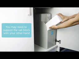 Video of how to put salt into a Harvey water softener